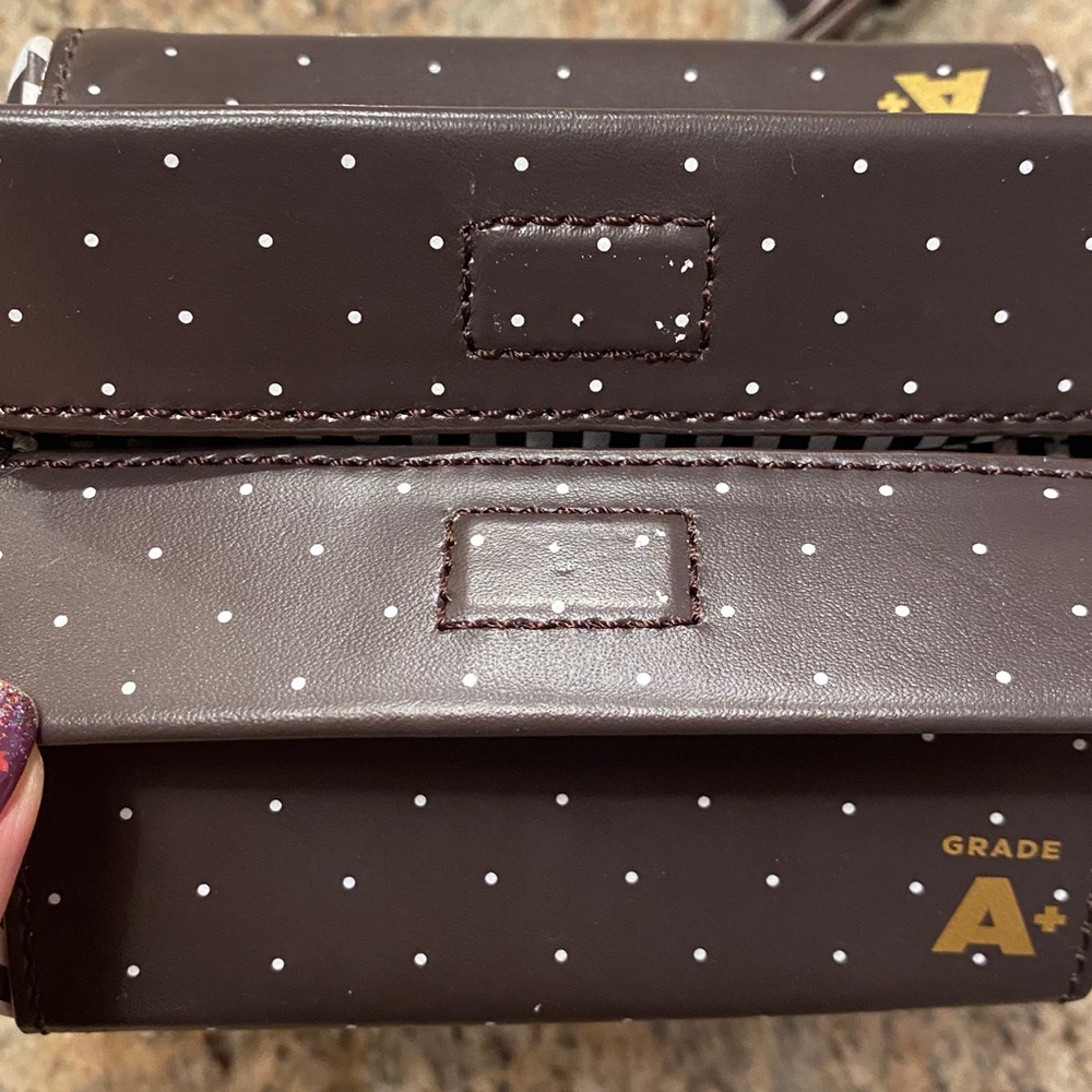 KATE SPADE Chocolate Milk Carton Crossbody Bag crème de la crème pocket book - Picture 5 of 11